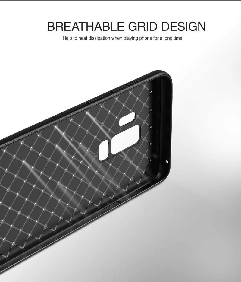 FLOVEME Hülle für Samsung Galaxy S9 Note 9, Luxus Gittergewebe, ultradünne, weiche Silikonhülle für Samsung S9 Plus S10 Plus S10 S10e
