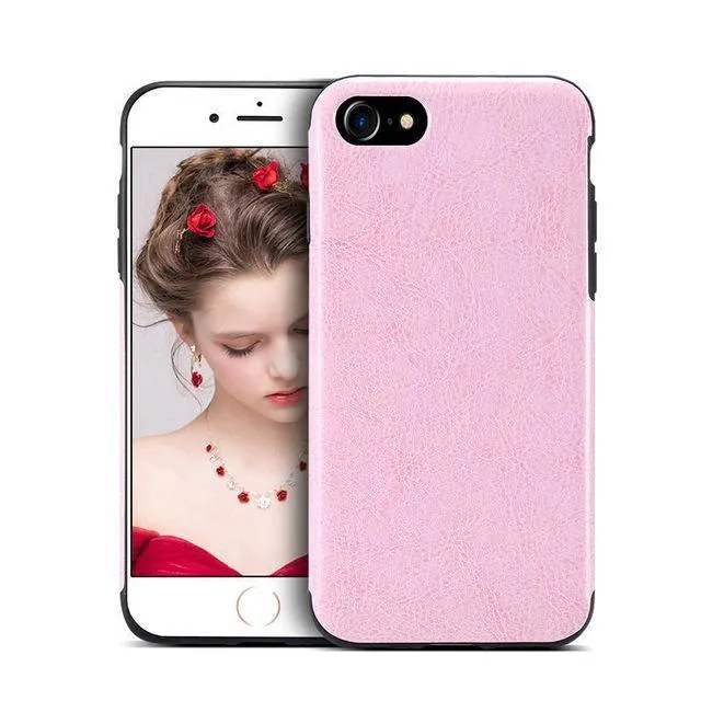 [Retro Crazy Horse Style] FLOVEME Leder-Handytasche für iPhone 7, Hülle für iPhone 6s, 6 Plus, X, XS, Max, XR, präzises Loch
