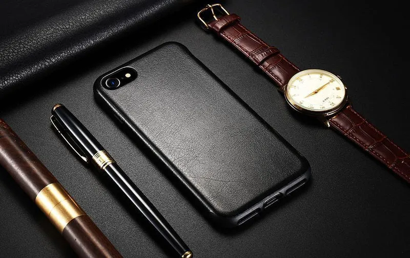 [Retro Crazy Horse Style] FLOVEME Leder-Handytasche für iPhone 7, Hülle für iPhone 6s, 6 Plus, X, XS, Max, XR, präzises Loch