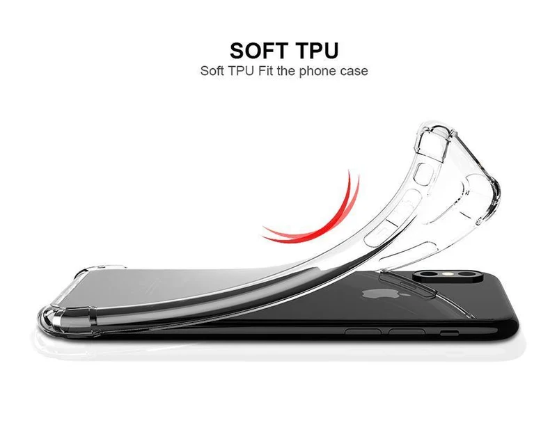 FLOVEME Für iPhone X XS Max. Schutzhülle Für iPhone 7 8 Plus Stoßfeste Schutzhülle aus weichem Silikon Für iPhone XS XR 8 7 Schutzhülle Coque Funda