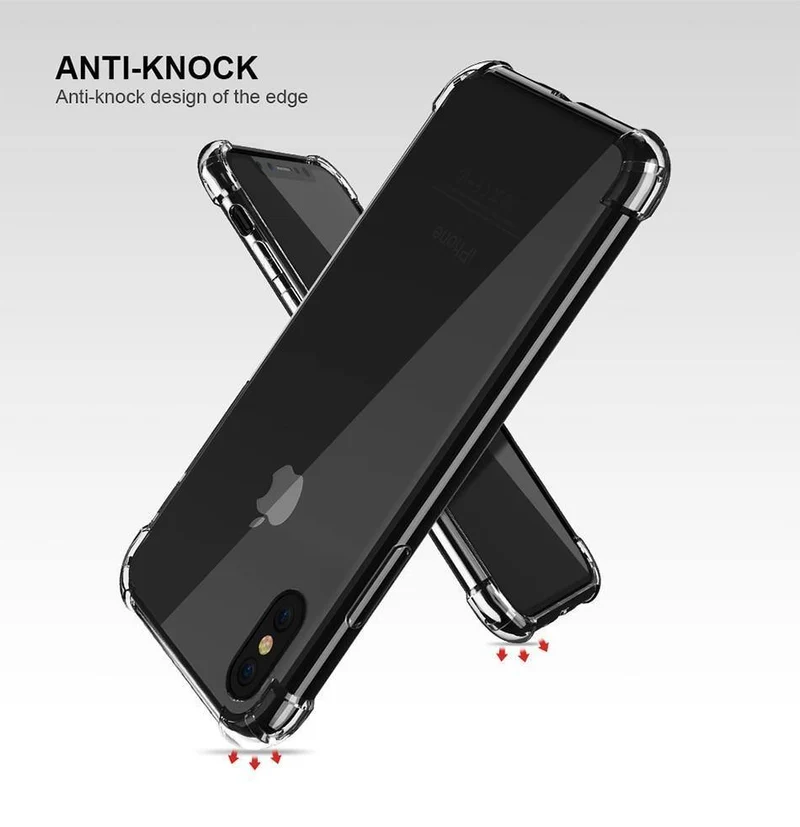 FLOVEME Für iPhone X XS Max. Schutzhülle Für iPhone 7 8 Plus Stoßfeste Schutzhülle aus weichem Silikon Für iPhone XS XR 8 7 Schutzhülle Coque Funda