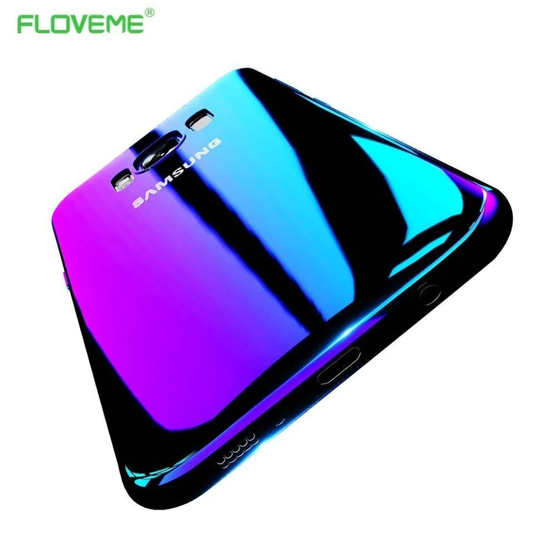 Floveme telefon case für iphone 7 6 s 6 plus 5 s 8 x x s max cases für samsung galaxy s6 s7 s8 rand a5 2017 a3 a7 2016 abdeckung blue ray