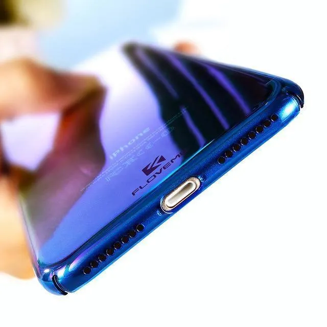 Floveme telefon case für iphone 7 6 s 6 plus 5 s 8 x x s max cases für samsung galaxy s6 s7 s8 rand a5 2017 a3 a7 2016 abdeckung blue ray