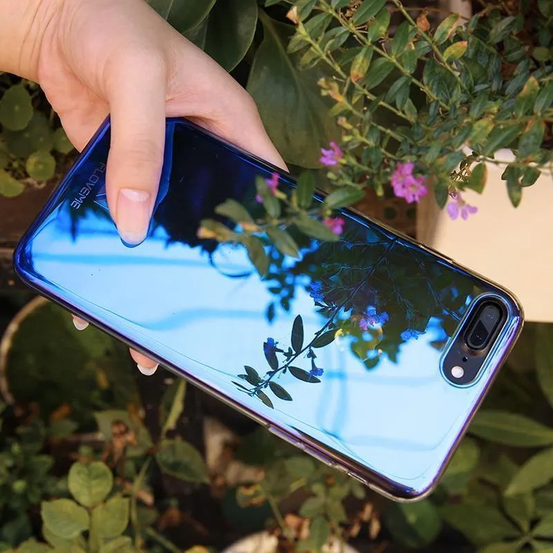 Floveme telefon case für iphone 7 6 s 6 plus 5 s 8 x x s max cases für samsung galaxy s6 s7 s8 rand a5 2017 a3 a7 2016 abdeckung blue ray