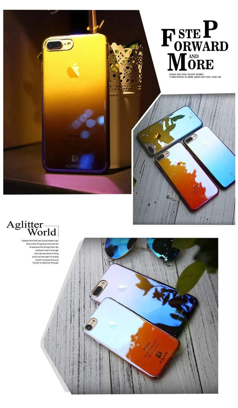Floveme telefon case für iphone 7 6 s 6 plus 5 s 8 x x s max cases für samsung galaxy s6 s7 s8 rand a5 2017 a3 a7 2016 abdeckung blue ray