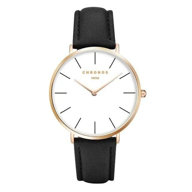 Herrenuhren Leder / Stahlgewebe Liebhaberarmbanduhr Mode Quarzuhr Rotgold Silber Relogio Feminino