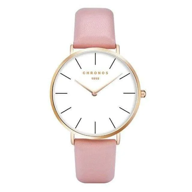 Herrenuhren Leder / Stahlgewebe Liebhaberarmbanduhr Mode Quarzuhr Rotgold Silber Relogio Feminino