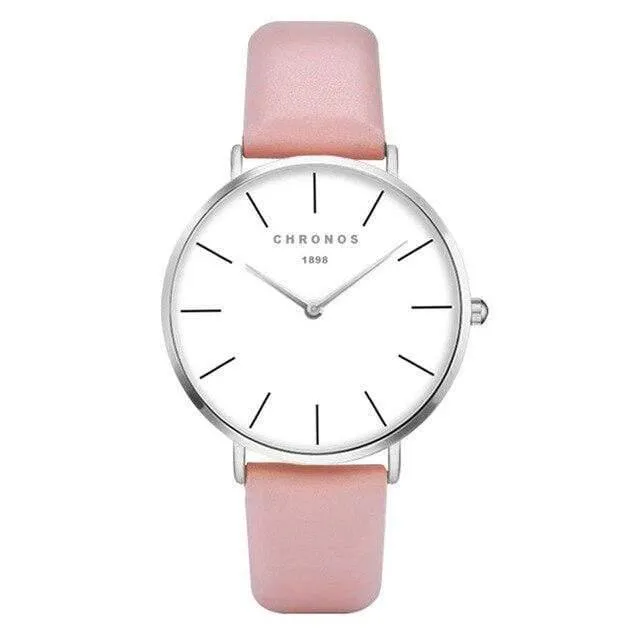 Herrenuhren Leder / Stahlgewebe Liebhaberarmbanduhr Mode Quarzuhr Rotgold Silber Relogio Feminino