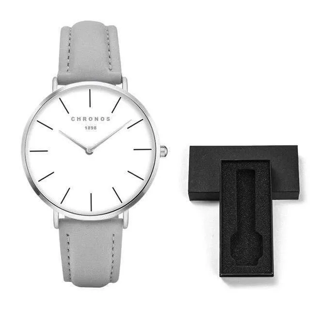 Herrenuhren Leder / Stahlgewebe Liebhaberarmbanduhr Mode Quarzuhr Rotgold Silber Relogio Feminino
