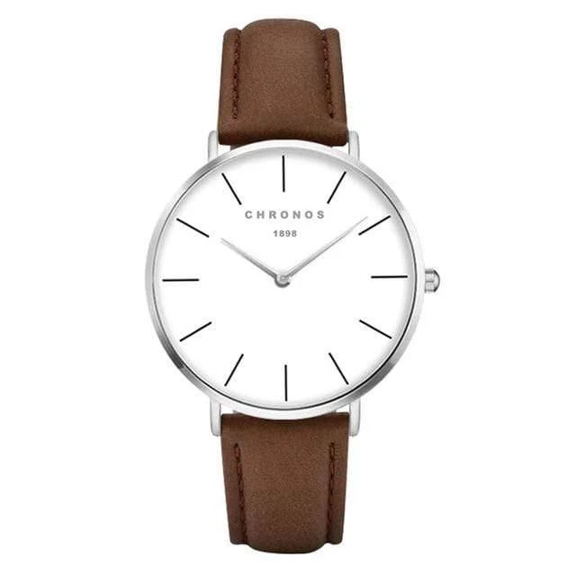 Herrenuhren Leder / Stahlgewebe Liebhaberarmbanduhr Mode Quarzuhr Rotgold Silber Relogio Feminino