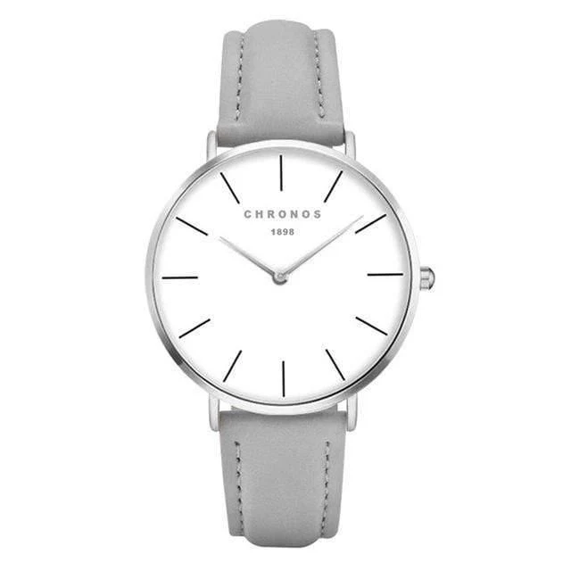 Herrenuhren Leder / Stahlgewebe Liebhaberarmbanduhr Mode Quarzuhr Rotgold Silber Relogio Feminino