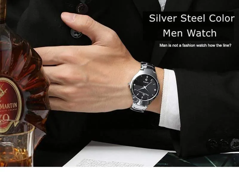 Paaruhren für Verliebte, leuchtende Luxus-Quarzuhr für Männer und Frauen, modische Kalender-Armbanduhren