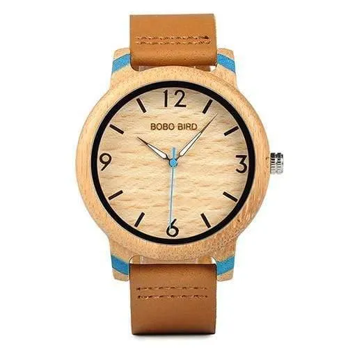 Liebhaber Bambus Uhren Relogio Feminino Analog Quarz Casual Armbanduhren Handgefertigte holz uhr W-aQ22 DROP Shipping