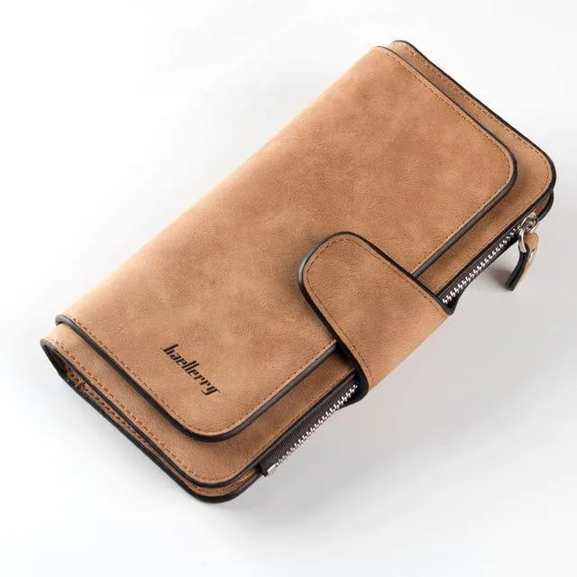 Damen Geldbörsen Schlanke Brieftasche Für Kreditkarte Mode Portefeuille Femme Leder Culutch Damen Lange Und Kurze Brieftasche Münzgeldbörse