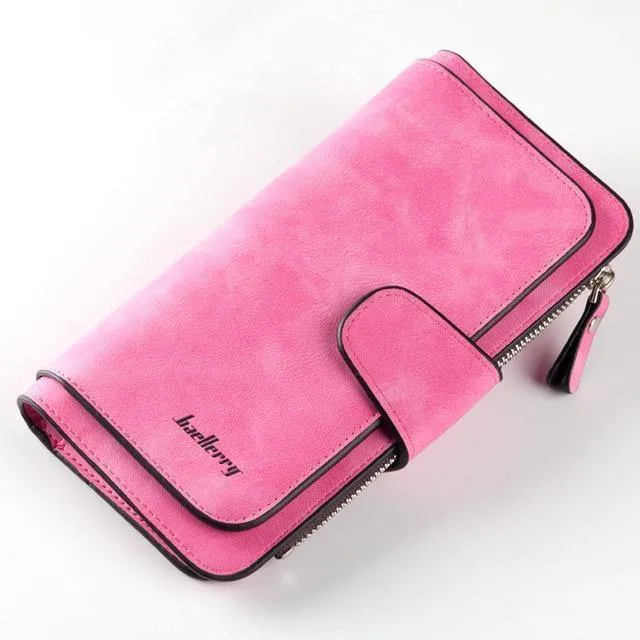 Damen Geldbörsen Schlanke Brieftasche Für Kreditkarte Mode Portefeuille Femme Leder Culutch Damen Lange Und Kurze Brieftasche Münzgeldbörse
