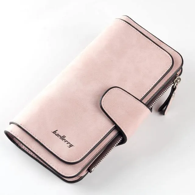 Damen Geldbörsen Schlanke Brieftasche Für Kreditkarte Mode Portefeuille Femme Leder Culutch Damen Lange Und Kurze Brieftasche Münzgeldbörse