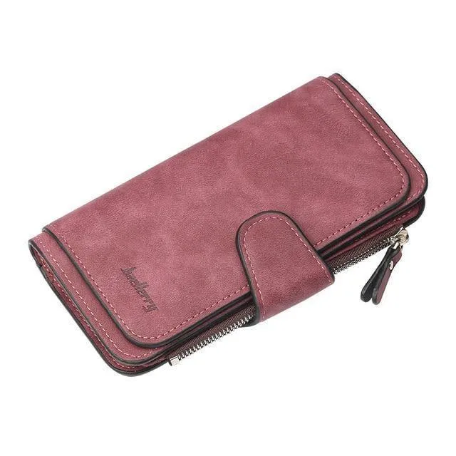 Damen Geldbörsen Schlanke Brieftasche Für Kreditkarte Mode Portefeuille Femme Leder Culutch Damen Lange Und Kurze Brieftasche Münzgeldbörse