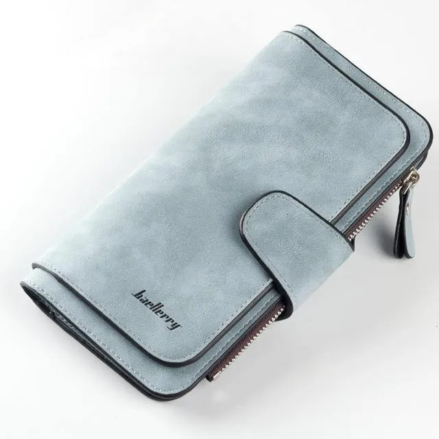 Damen Geldbörsen Schlanke Brieftasche Für Kreditkarte Mode Portefeuille Femme Leder Culutch Damen Lange Und Kurze Brieftasche Münzgeldbörse