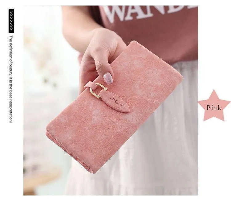 Damen-Geldbörse, Kartenhalter, Damen-Geldbörse mit Haspe, Münzgeldbörse, Kartenhalter, Armband, Geld, lange Tasche, mehrfarbige Clutch