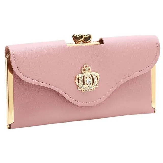Damenmode Leder Geldbörse Damen Handtasche Damen Lange Geldbörsen Clutch Geldbeutel Damen Kartenhalter A30
