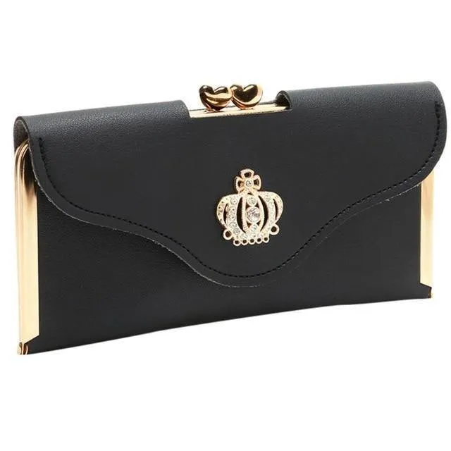 Damenmode Leder Geldbörse Damen Handtasche Damen Lange Geldbörsen Clutch Geldbeutel Damen Kartenhalter A30