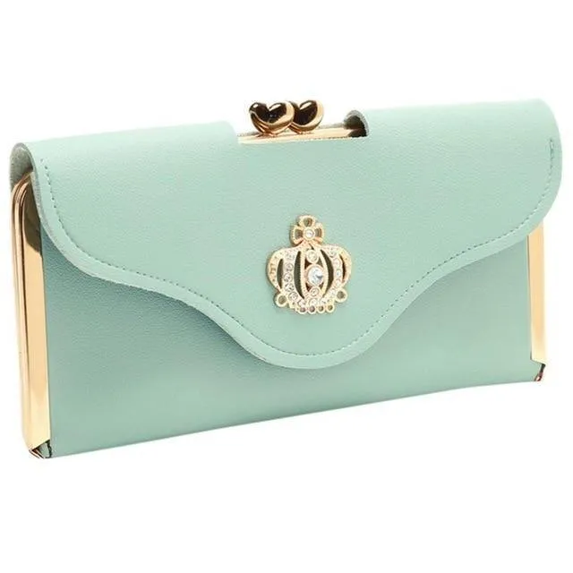 Damenmode Leder Geldbörse Damen Handtasche Damen Lange Geldbörsen Clutch Geldbeutel Damen Kartenhalter A30