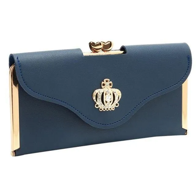 Damenmode Leder Geldbörse Damen Handtasche Damen Lange Geldbörsen Clutch Geldbeutel Damen Kartenhalter A30