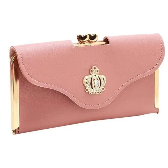 Damenmode Leder Geldbörse Damen Handtasche Damen Lange Geldbörsen Clutch Geldbeutel Damen Kartenhalter A30