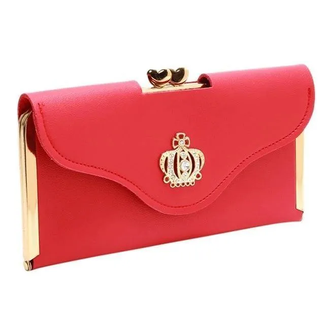 Damenmode Leder Geldbörse Damen Handtasche Damen Lange Geldbörsen Clutch Geldbeutel Damen Kartenhalter A30
