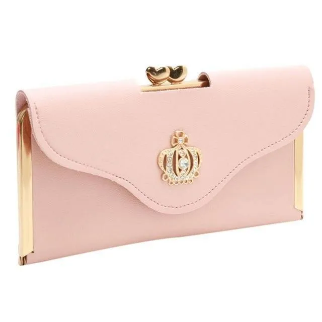 Damenmode Leder Geldbörse Damen Handtasche Damen Lange Geldbörsen Clutch Geldbeutel Damen Kartenhalter A30