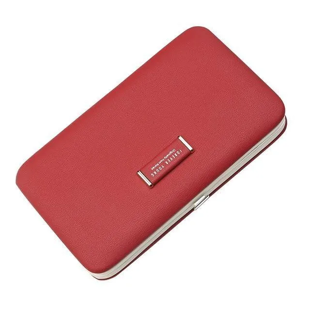 Handy-Box Frauen Brieftasche Große Kapazität Leder Armband Kupplung Brieftasche Weibliche Mode Damen Lange Geldbörse HEIßER