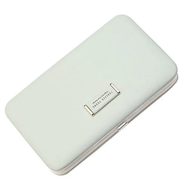 Handy-Box Frauen Brieftasche Große Kapazität Leder Armband Kupplung Brieftasche Weibliche Mode Damen Lange Geldbörse HEIßER