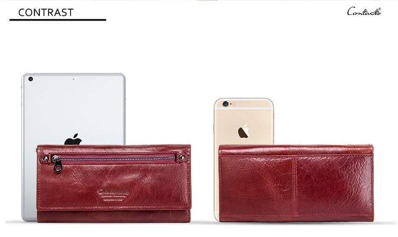 Leder Frauen Kupplung Brieftaschen Mehrere Karten Halter Lange Weibliche Geldbörse Mit Telefon Tasche Mode Frau Brieftasche