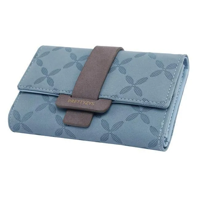 Weibliche Brieftasche Leder Frauen Brieftaschen Floral Faltbare Geldbörse Kreditkarte Dame Geldbörsen Halter Für Mädchen Carteira