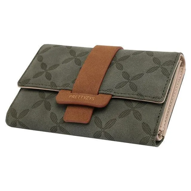 Weibliche Brieftasche Leder Frauen Brieftaschen Floral Faltbare Geldbörse Kreditkarte Dame Geldbörsen Halter Für Mädchen Carteira