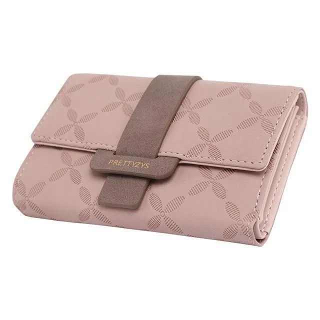 Weibliche Brieftasche Leder Frauen Brieftaschen Floral Faltbare Geldbörse Kreditkarte Dame Geldbörsen Halter Für Mädchen Carteira