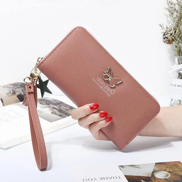 Frauen Brieftasche Schmetterling Höhlte Beste Brieftasche Weibliche Fall Telefon Tasche Tasche Handtasche frauen Geldbörse Carteira Femme