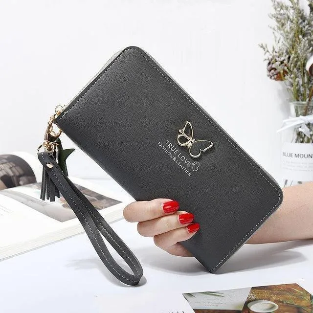 Frauen Brieftasche Schmetterling Höhlte Beste Brieftasche Weibliche Fall Telefon Tasche Tasche Handtasche frauen Geldbörse Carteira Femme