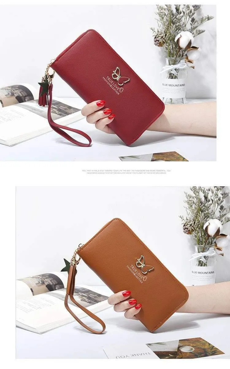 Frauen Brieftasche Schmetterling Höhlte Beste Brieftasche Weibliche Fall Telefon Tasche Tasche Handtasche frauen Geldbörse Carteira Femme