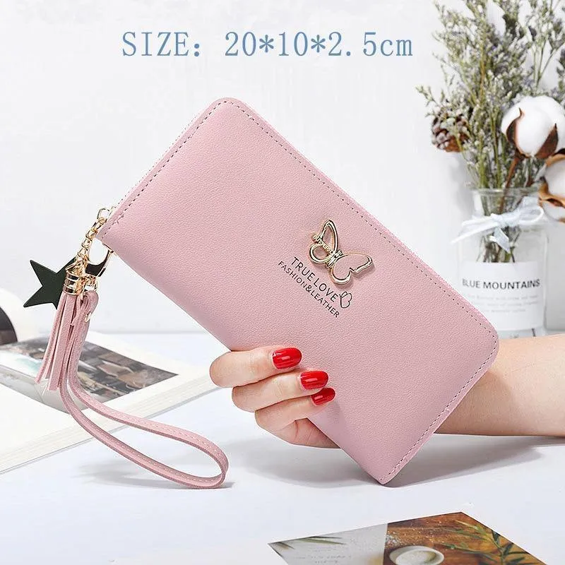 Frauen Brieftasche Schmetterling Höhlte Beste Brieftasche Weibliche Fall Telefon Tasche Tasche Handtasche frauen Geldbörse Carteira Femme