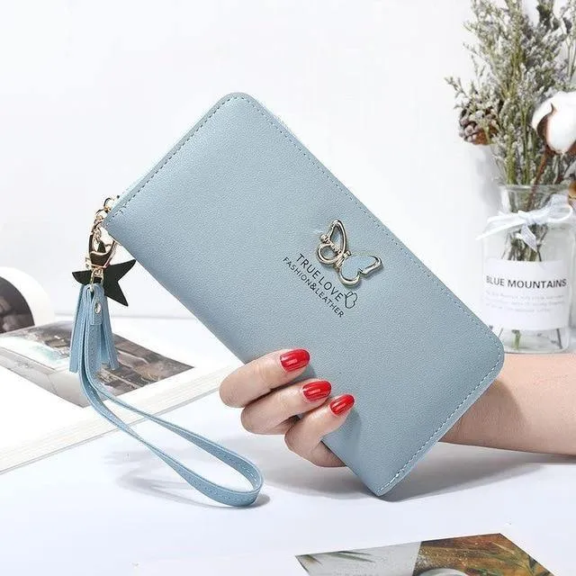 Frauen Brieftasche Schmetterling Höhlte Beste Brieftasche Weibliche Fall Telefon Tasche Tasche Handtasche frauen Geldbörse Carteira Femme