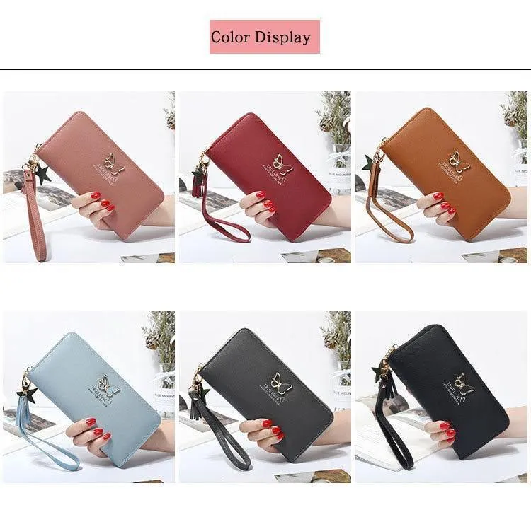 Frauen Brieftasche Schmetterling Höhlte Beste Brieftasche Weibliche Fall Telefon Tasche Tasche Handtasche frauen Geldbörse Carteira Femme