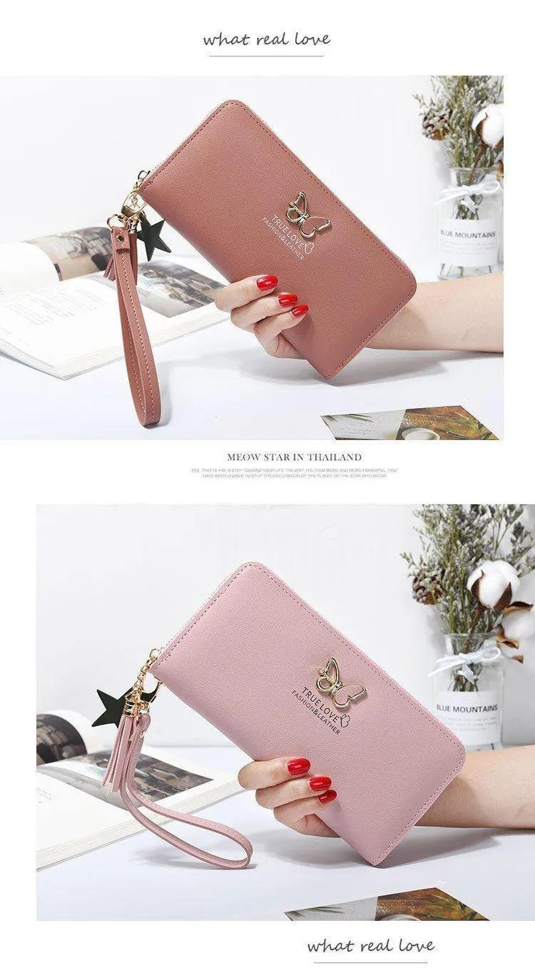 Frauen Brieftasche Schmetterling Höhlte Beste Brieftasche Weibliche Fall Telefon Tasche Tasche Handtasche frauen Geldbörse Carteira Femme