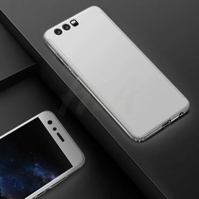 H&A Luxus 360-Grad-Vollschutzhülle für Huawei Honor 9 8 Lite 10 V10 Schutzhülle aus gehärtetem Glas für 9lite 8lite 10 Hülle