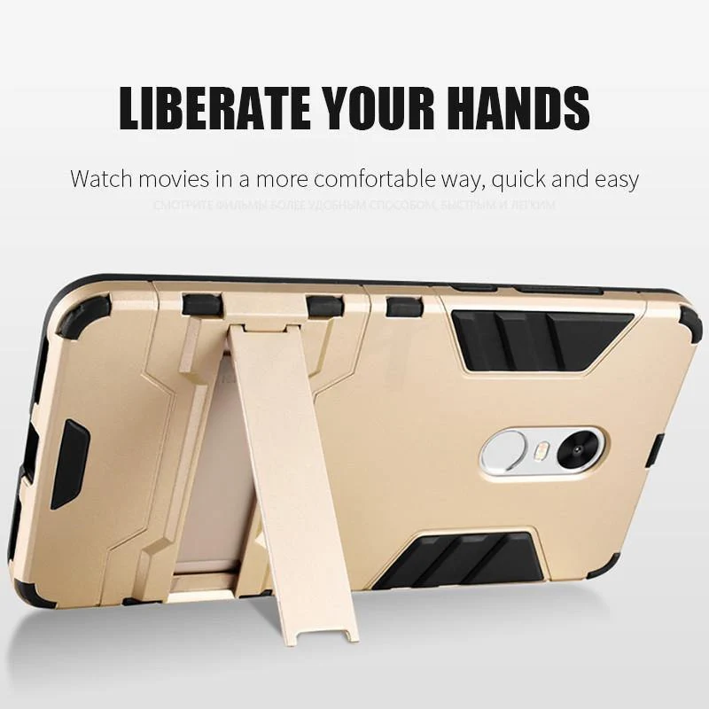 H&A Luxury Armor Stoßfeste Handyhülle für Xiaomi Redmi Note 4 4X Schutzhülle Note 4 Global Version Halter Handytaschen Hüllen