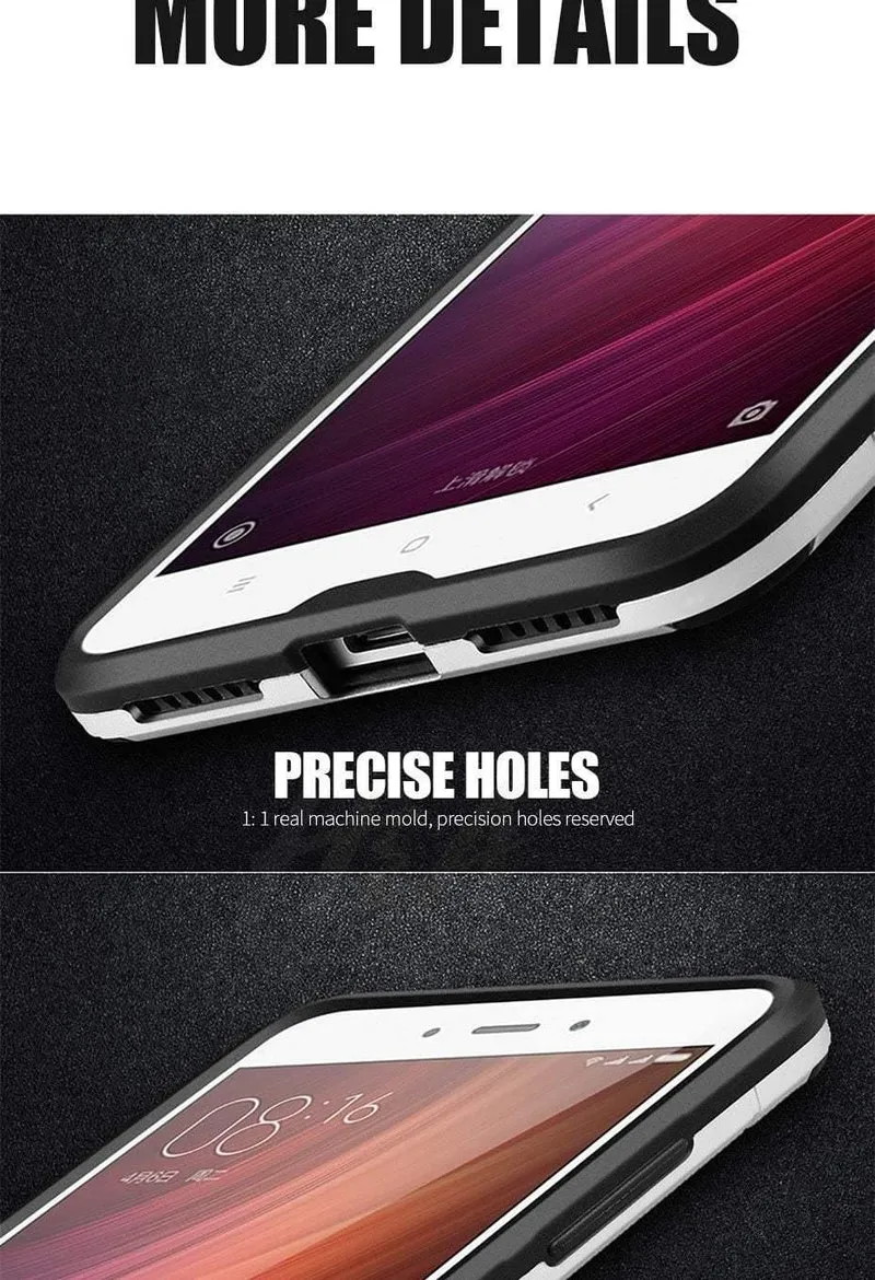 H&A Luxury Armor Stoßfeste Handyhülle für Xiaomi Redmi Note 4 4X Schutzhülle Note 4 Global Version Halter Handytaschen Hüllen