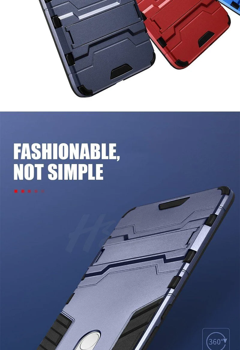 H&A Luxury Armor Stoßfeste Handyhülle für Xiaomi Redmi Note 4 4X Schutzhülle Note 4 Global Version Halter Handytaschen Hüllen
