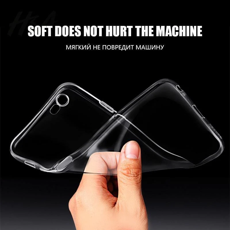 H&A Ultradünne transparente Hülle für Apple iPhone 8 7 plus 6 6s Plus se Hüllen Klare weiche TPU-Abdeckung für iPhone 5 5s se Handyhülle