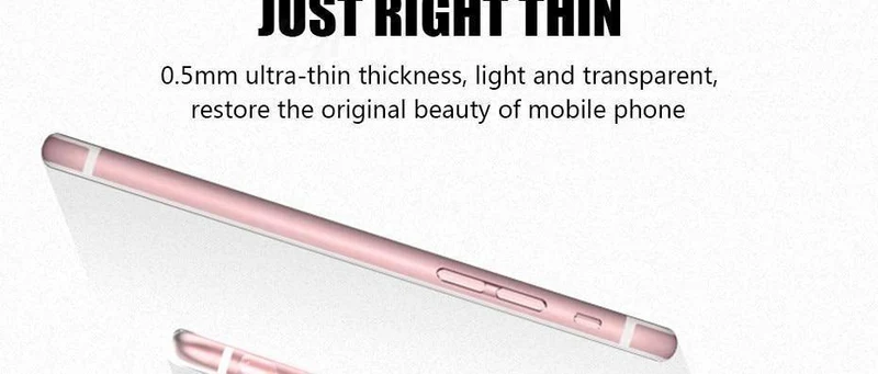H&A Ultradünne transparente Hülle für Apple iPhone 8 7 plus 6 6s Plus se Hüllen Klare weiche TPU-Abdeckung für iPhone 5 5s se Handyhülle