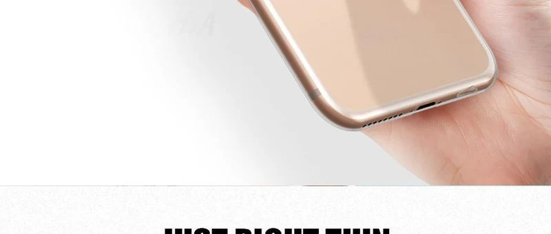 H&A Ultradünne transparente Hülle für Apple iPhone 8 7 plus 6 6s Plus se Hüllen Klare weiche TPU-Abdeckung für iPhone 5 5s se Handyhülle